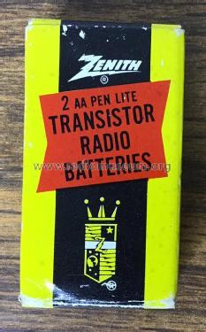 AA Pen Lite Transistor Battery ; Zenith Radio Corp.; (ID = 2830451) A-courant