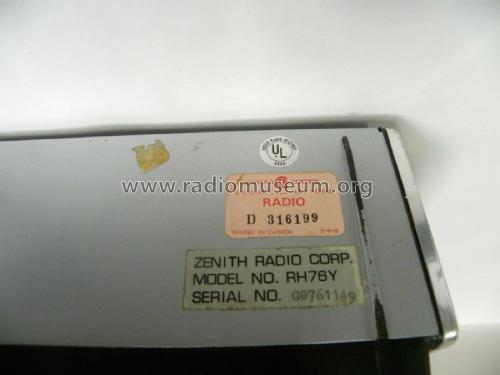 RH76Y AC/Battery ; Zenith Radio Corp.; (ID = 2373890) Radio