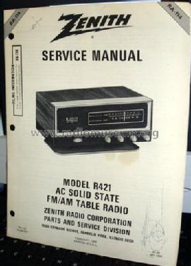 R421 Circle of Sound ; Zenith Radio Corp.; (ID = 1526238) Radio