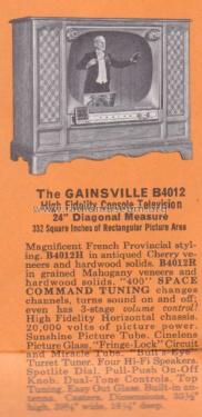 B4012H Ch= 19B20Q; Zenith Radio Corp.; (ID = 1940227) Television