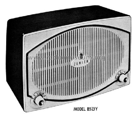 B513Y 'The Toreador' Ch= 5B01; Zenith Radio Corp.; (ID = 706244) Radio