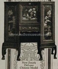 Chinese Deluxe Zenith late, mains; Zenith Radio Corp.; (ID = 191644) Radio