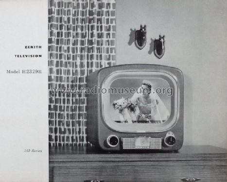 H2329R 142 Series; Zenith Radio Corp.; (ID = 1791817) Television