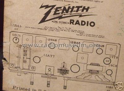 H723Z1 Ch= 7H04Z1; Zenith Radio Corp.; (ID = 119399) Radio