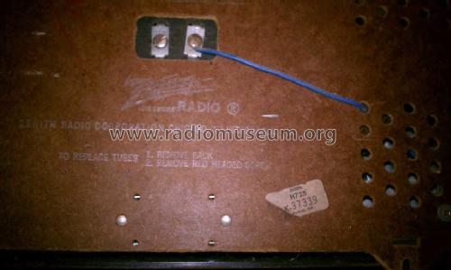 H725 Ch= 7G01Z; Zenith Radio Corp.; (ID = 1289018) Radio