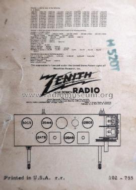 H-520-T Consoltone ; Zenith Radio Corp.; (ID = 2417268) Radio