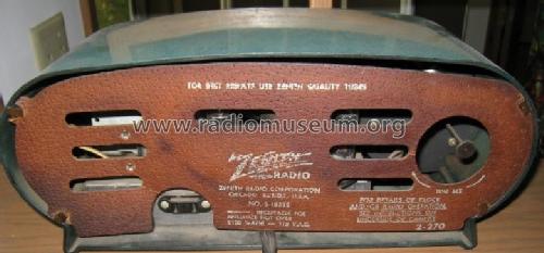 J514F Automatic Clock Radio Ch= 5J03; Zenith Radio Corp.; (ID = 2428202) Radio