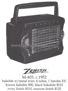 L403Y Ch= 4L41; Zenith Radio Corp.; (ID = 1487471) Radio