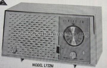 L722W Ch= 6L06; Zenith Radio Corp.; (ID = 286472) Radio