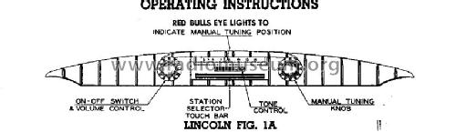 7ML780 Lincoln ; Zenith Radio Corp.; (ID = 314073) Car Radio