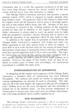 Long Distance Radio Apparatus Bulletin J-20; Zenith Radio Corp.; (ID = 2198197) Paper