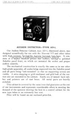 Long Distance Radio Apparatus Bulletin J-20; Zenith Radio Corp.; (ID = 2198204) Paper