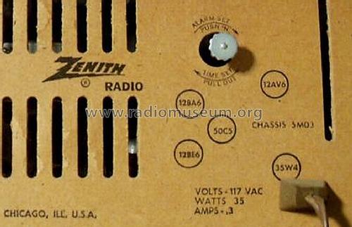 M507B Ch= 5M03; Zenith Radio Corp.; (ID = 1230740) Radio