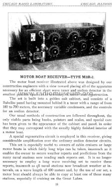 Motor Boat Receiver Type MBR-2; Zenith Radio Corp.; (ID = 1377472) Radio