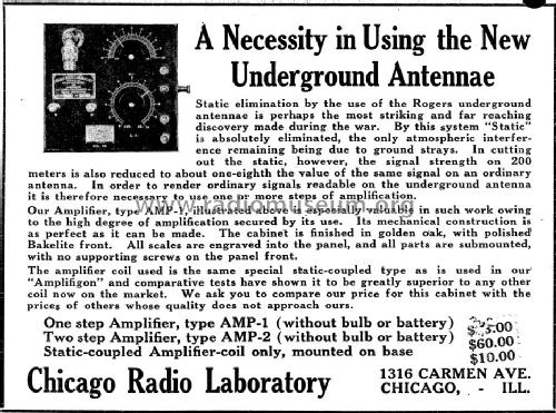 One Step Amplifier Type AMP-1; Zenith Radio Corp.; (ID = 1178959) Ampl/Mixer