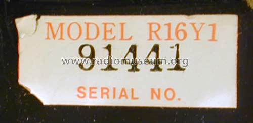 Royal 16 Billfold R16Y1 ; Zenith Radio Corp.; (ID = 1395905) Radio