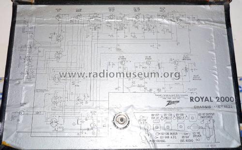 Royal 2000 Trans-Symphony Ch= 11ET40Z2; Zenith Radio Corp.; (ID = 2051414) Radio