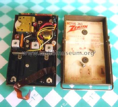 Royal 265 Pocket Radio Ch= 6KT41Z1; Zenith Radio Corp.; (ID = 420862) Radio