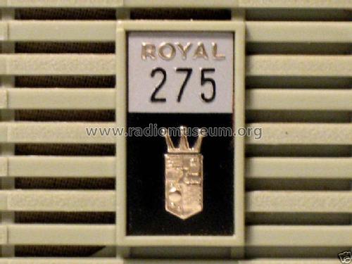 Royal 275-F Ch= 7CT40Z7; Zenith Radio Corp.; (ID = 2153374) Radio