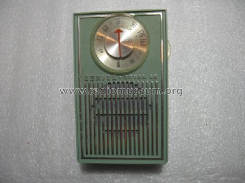 Royal 40F Ch= 6KT50Z1; Zenith Radio Corp.; (ID = 1603199) Radio