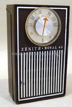 Royal 40C Ch= 6KT50Z1; Zenith Radio Corp.; (ID = 1996538) Radio