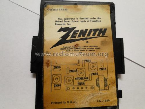 Royal 500 Ch= 7XT40 Circuit #1; Zenith Radio Corp.; (ID = 674133) Radio
