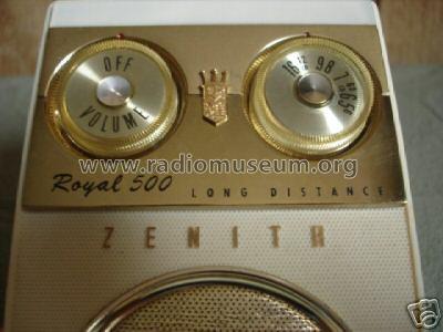 Royal 500E-1 Pocket Radio Ch= 8KT40Z2; Zenith Radio Corp.; (ID = 218888) Radio
