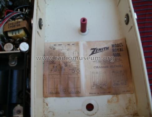 Royal 500L Pocket Radio Ch= 8LT45Z1; Zenith Radio Corp.; (ID = 763040) Radio