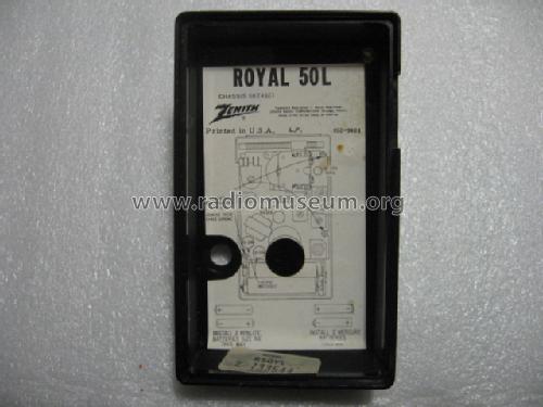 Royal 50YL Shirt Pocket Radio Ch= 6KT40Z1, 6KT40Z8; Zenith Radio Corp.; (ID = 1603232) Radio