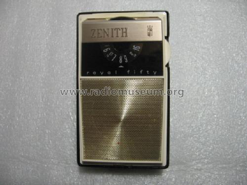 Royal 50YL Shirt Pocket Radio Ch= 6KT40Z1, 6KT40Z8; Zenith Radio Corp.; (ID = 1603236) Radio
