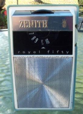 Royal 50FL Shirt Pocket Radio Ch= 6KT40Z1, 6KT40Z8; Zenith Radio Corp.; (ID = 863638) Radio