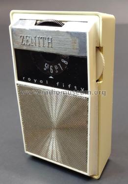 Royal 50PL Shirt Pocket Radio Ch= 6KT40Z1, 6KT40Z8; Zenith Radio Corp.; (ID = 2806715) Radio