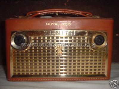 Royal 750 Ch=8AT41; Zenith Radio Corp.; (ID = 129806) Radio