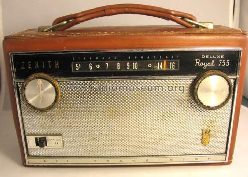 Royal 755LK Deluxe Ch= 8KT41Z2; Zenith Radio Corp.; (ID = 1610698) Radio