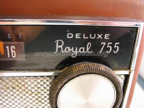 Royal 755LK Deluxe Ch= 8KT41Z2; Zenith Radio Corp.; (ID = 1610706) Radio