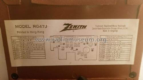 Royal G47, RG47J Solid State ; Zenith Radio Corp.; (ID = 2429574) Radio