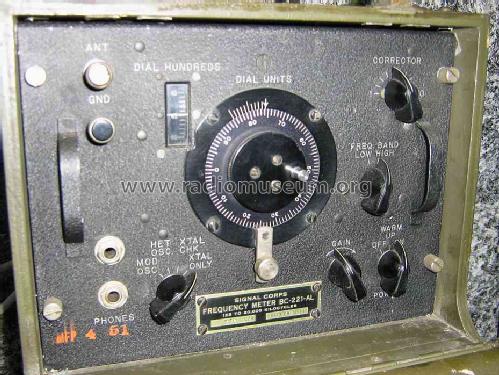 SCR-211-AF Frequency Meter Set ; Zenith Radio Corp.; (ID = 956133) Equipment