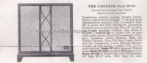 SF125 Ch= 5B23; Zenith Radio Corp.; (ID = 1359947) Ton-Bild