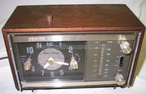 C466W Solid State FM-AM Clock Radio ; Zenith Radio Corp.; (ID = 1996093) Radio