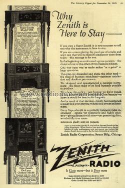 Super VIIISuper; Zenith Radio Corp.; (ID = 1824316) Radio