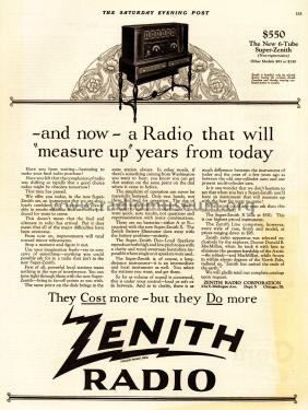 Super XSuper; Zenith Radio Corp.; (ID = 2134345) Radio