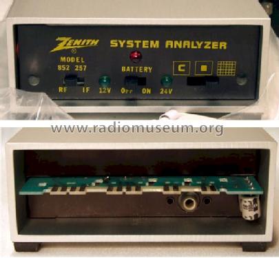 852-257 System Analyzer ; Zenith Radio Corp.; (ID = 1256149) Equipment