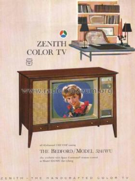 5241WU The Bedford Ch= 25MC30; Zenith Radio Corp.; (ID = 1197193) Television