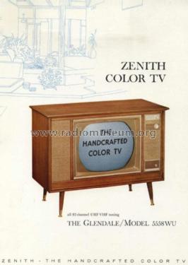 5558WU The Glendale Ch= 25MC30; Zenith Radio Corp.; (ID = 1197196) Television