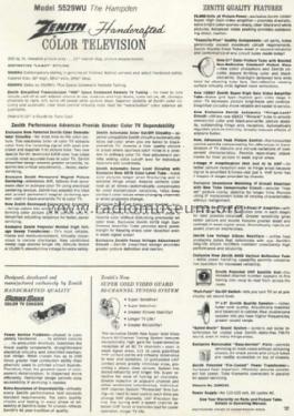 5529WU The Hampden 25MC30; Zenith Radio Corp.; (ID = 1044769) Televisore
