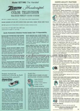 5271WU The Hansted 25MC30; Zenith Radio Corp.; (ID = 1177823) Televisión