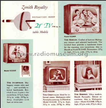The Rhodes K2230E; Zenith Radio Corp.; (ID = 2834373) Television