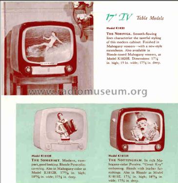 The Somerset K1812R Ch= 19K22; Zenith Radio Corp.; (ID = 2834343) Televisión