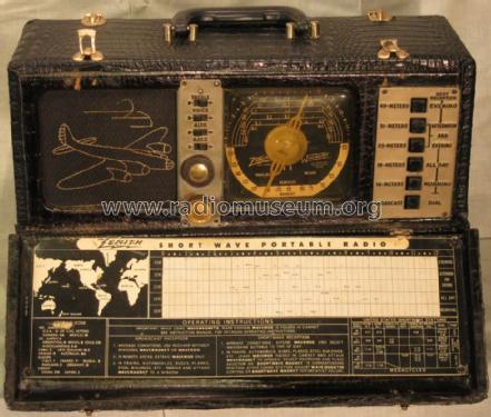 Trans Oceanic 7G605 Shortwave Portable Radio Ch= 7B04; Zenith Radio Corp.; (ID = 1160397) Radio