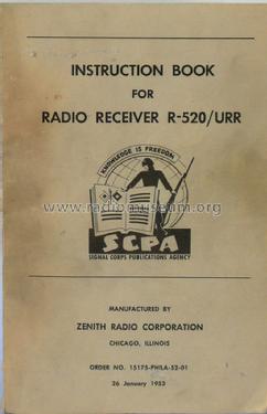 Trans-Oceanic R-520/URR ; Zenith Radio Corp.; (ID = 1200656) Radio